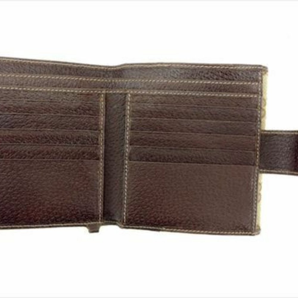 Gucci Wallet Purse GG Beige Brown Canvas Leather Woman Authentic Used T8674 - Picture 8 of 8